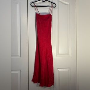 Djerf Avenue Dream Dress midi sunrise